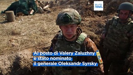 Ucraina, rimosso il capo dell'esercito Zaluzhny, Zelensky nomina Syrsky