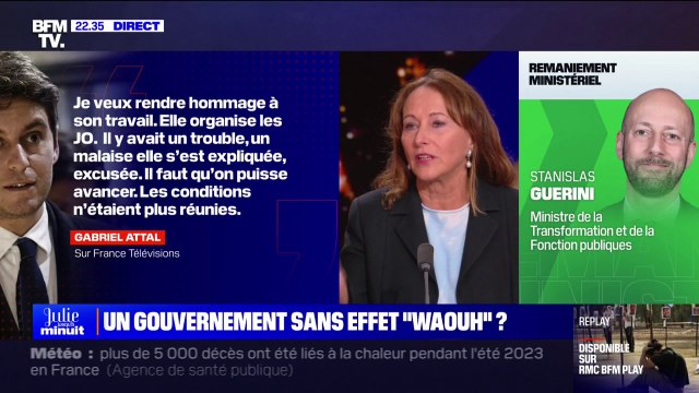 Amélie Oudéa-Castéra remplacée à l'Éducation nationale: Gabriel Attal évoque un trouble, un malaise et des conditions plus réunies pour avancer