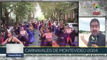 Miles de uruguayos salen a las calles para festejar el carnaval