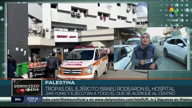 Hospital palestino de Jan Yunis lleva una semana sin insumos y alimentos