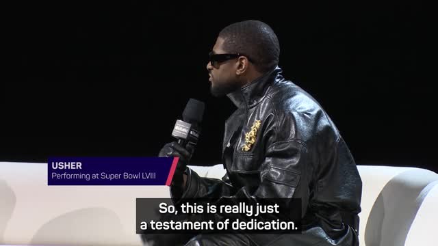 Usher ready for 'new beginning' ahead of the Super Bowl halftime show