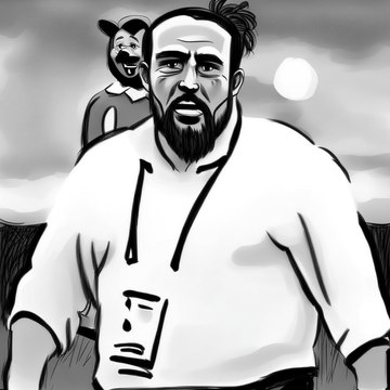 Le président Charles Mareek extatique après la qualification de Rouen en CdF.