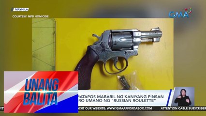 Binatilyo, patay matapos mabaril ng kaniyang pinsan habang naglalaro umano ng "Russian Roulette" | UB