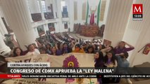 Aprueban 'Ley Malena' contra ataques con ácido en el Congreso de la CdMx