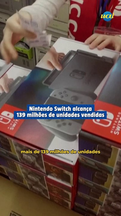 Nintendo Switch chega à marca total de 139 milhões de unidades vendidas