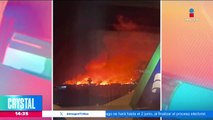 Bomberos extinguen los incendios en Valparaíso, Chile