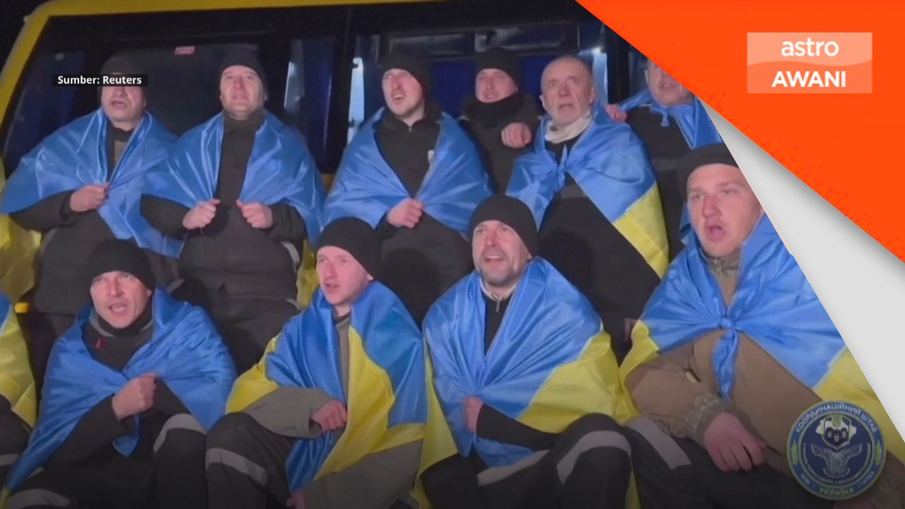 Ukraine dan Rusia tukar 100 tahanan perang