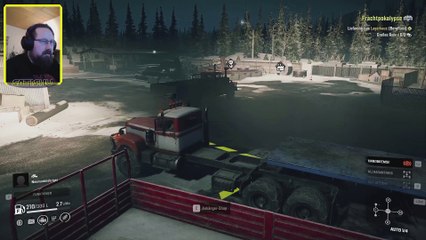 Rohr bei Nacht. SnowRunner #162