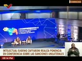 Caracas | Realizan Conferencia sobre las Sanciones Unilaterales impuestas por EEUU.