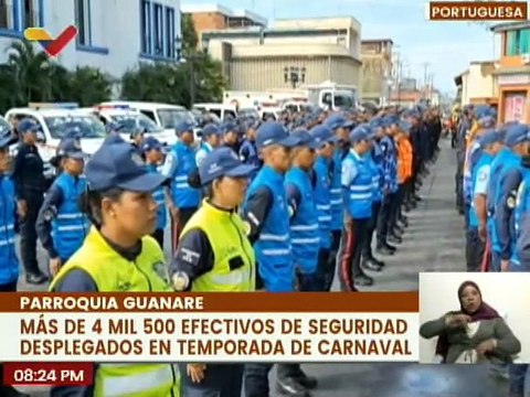 Portuguesa | Total despliegue con más de 4 mil 500 efectivos para la temporada de Carnaval 2024
