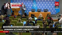 Ana Lilia Rivera insta desde la ONU a tomar acciones concretas para la paz global