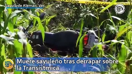 Muere sayuleño tras derrapar sobre la Transístmica