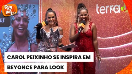 Carnaval 2024: Bastidores de Carol Peixinho colocando a fantasia