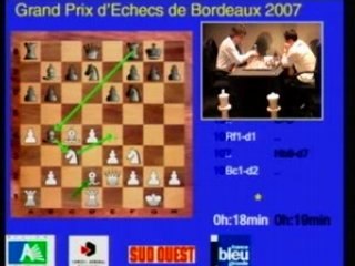 GP d'echecs de Bordeaux 2007 : 1/4 Finale - Cornette vs Renet, Partie 1