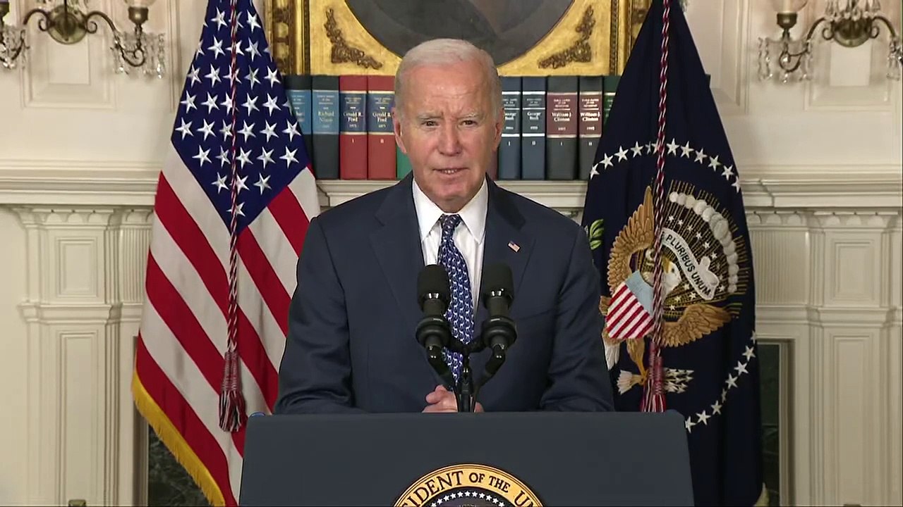 Intervention surprise, cette nuit, de Joe Biden...