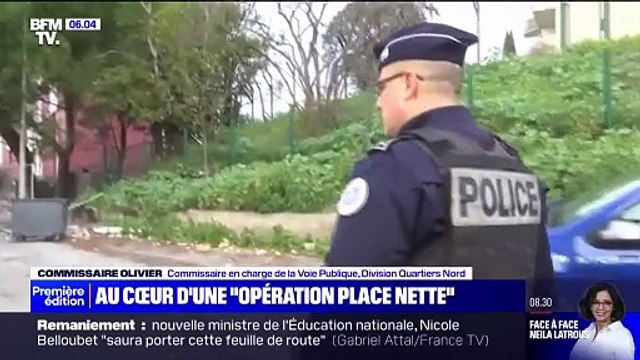 Marseille: une opération place nette s'est tenue dans la cité des Oliviers pour lutter contre le trafic de drogue