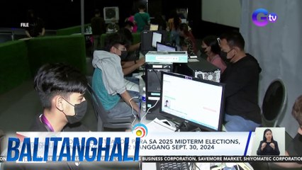 Voter registration para sa 2025 midterm elections, simula na sa Feb. 12 hanggang Sept. 30, 2024 | BT