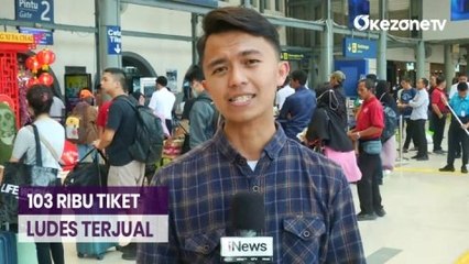 Laporan Langsung dari Stasiun Pasar Senen, 103 Ribu Tiket Ludes Terjual