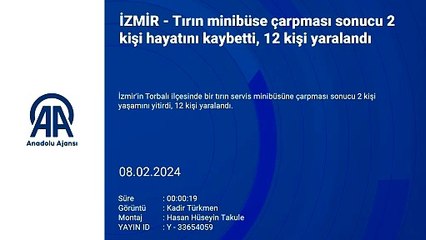 TIR minibüse çarptı: 3 ölü, 11 yaralı