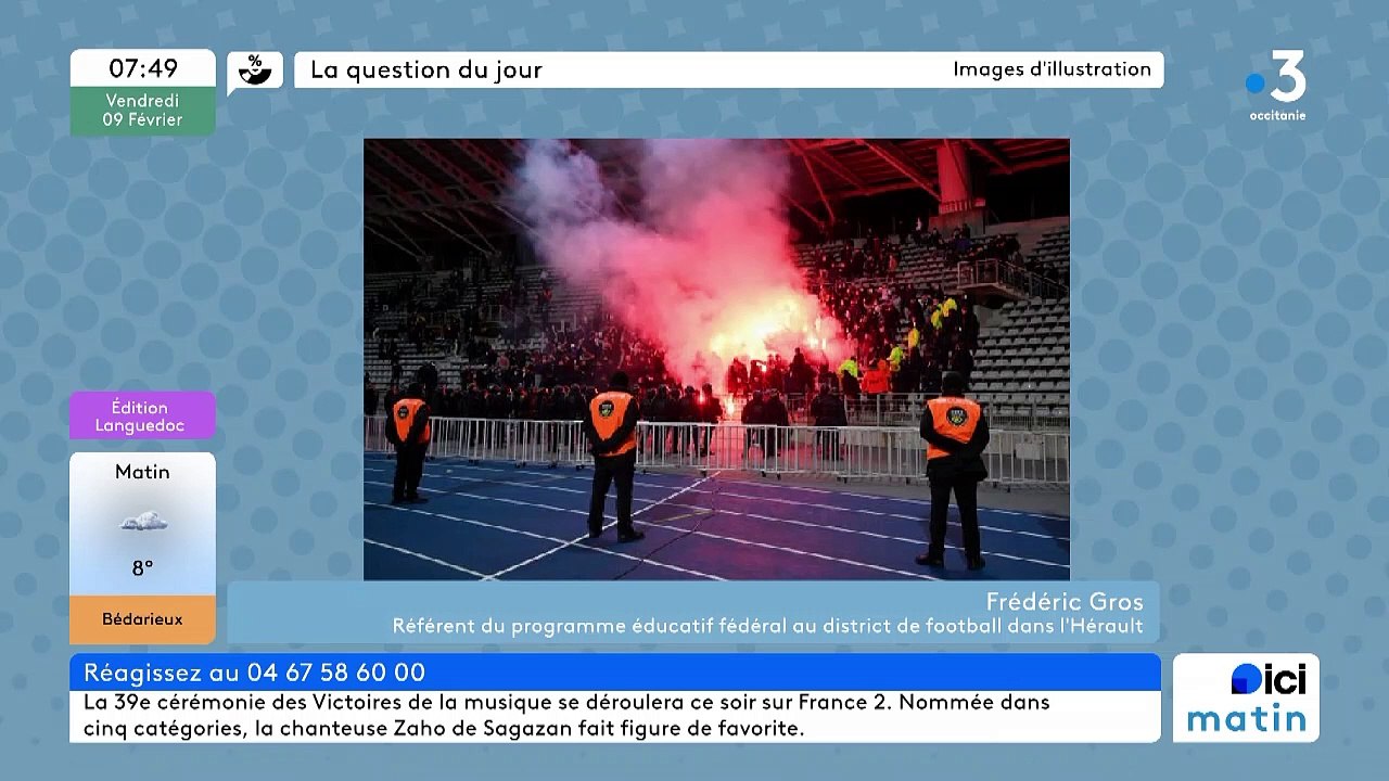 Frédéric Gros, référent du programme éducatif fédéral au distric de foot de l'Hérault