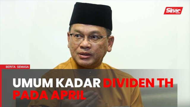 Dividen Tabung Haji dijangka umum April ini - Mohd Na'im