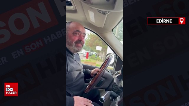 Edirne'de kırmızı ışıkta geçen Kırkpınar ağası polise kendini ihbar etti