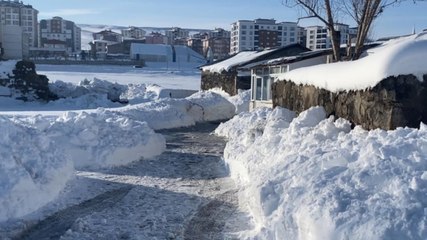 Ardahan'da 55 yılın kar rekoru