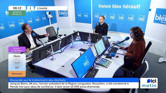 François Vasquez, élu en charge de la collecte et de la valorisation des déchets à la métropole de Montpellier