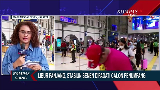 97 Ribu Tiket Kereta Api Keberangkatan dari Stasiun Senen Ludes Terjual