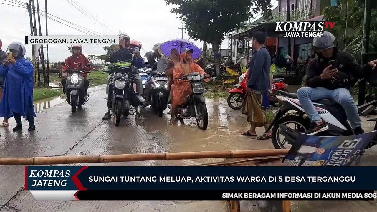 Sungai Tuntang Meluap, Aktivitas Warga di 5 Desa Terganggu