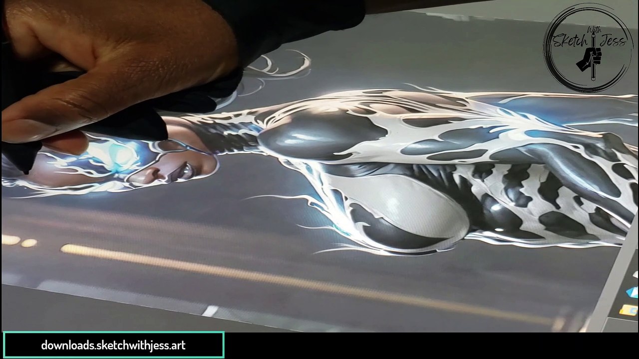 Lady Death Venom Concept Sketch (Sketch With Jess) 2024