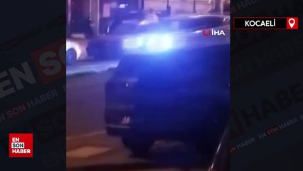 Kocaeli'de iki grup yol ortasında birbirine girdi