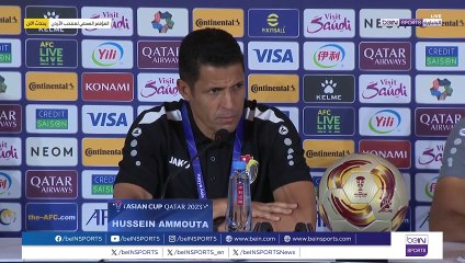 المؤتمر الصحفي لمنتخب الأردن