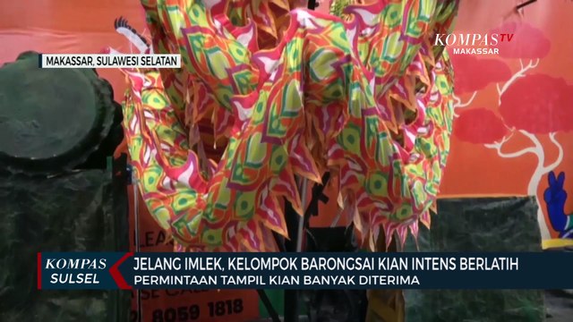 Jelang Imlek, Kelompok Barongsai Vihara Girinaga memberikan pertunjukkan terbaik