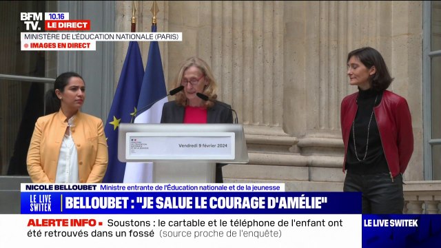 Nous devons tout faire pour mettre en place un système qui réduit les inégalités sociales à l'école, souligne Nicole Belloubet