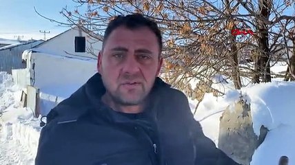 Son 55 yılın en fazla yağışını alan Ardahan'da evler kara gömüldü