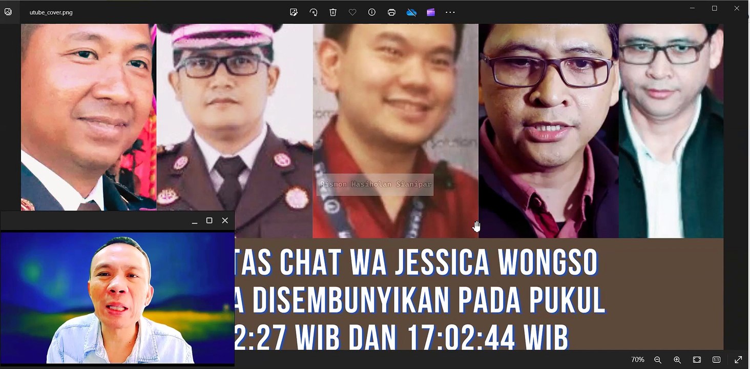 AKTIVITAS CHAT JESSICA WONGSO 17:02 WIB SENGAJA DISEMBUNYIKAN JAKSA DAN MUHAMMAD NUH AL-AZHAR