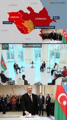 Aliyev reeleito com 92% dos votos no Azerbaijão: Reflexões sobre popularidade e regime autocrático