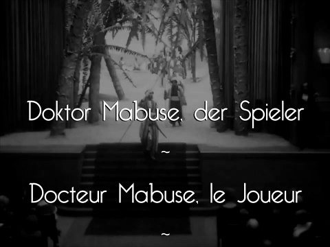 Docteur Mabuse le joueur Bande-annonce (EN)