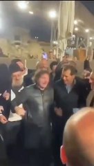 الرئيس الأرجنتيني يشارك المستوطنين رقصاتهم في القدس