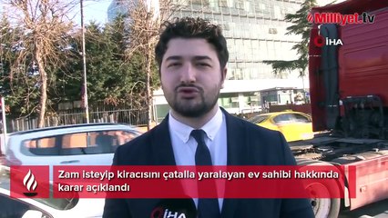 Zam isteyip kiracısını çatalla yaralayan ev sahibi hakkında karar