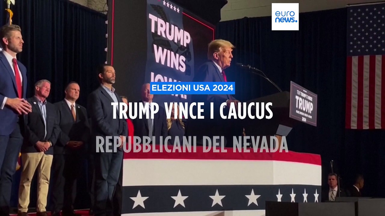 Usa, Donald Trump vince i caucus in Nevada, Nikki Haley non partecipa