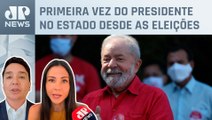 Dantas e Amanda Klein comentam visita de Lula a Minas Gerais