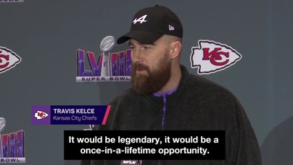 Kelce is “putting the bid in” for a Spain game in 2025