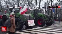 Polonyalı çiftçiler AB çevre politikaları ve ucuz tarım ürünü ithalatını protesto etti
