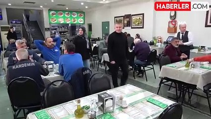 Restoran çalışanından hayat kurtaran müdahale