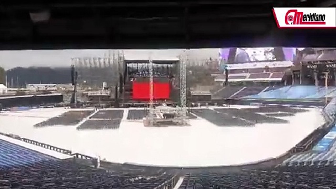 ¡Escenario de Luis Miguel en el Monumental de la rinconada!