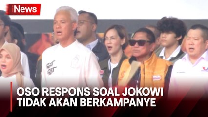 Presiden Jokowi Sebut Tidak Akan Kampanye, Oso Beri Respons