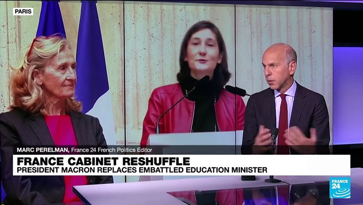 France's Macron replaces embattled education minister in cabinet reshuffle