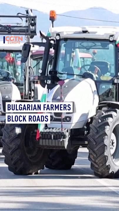 Bulgarian farmers facing losses take to the streets
